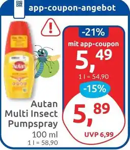 Budni Autan Multi Insect Pumpspray Angebot
