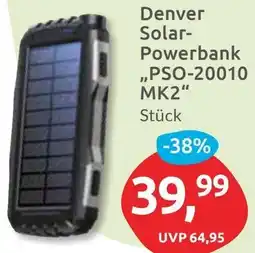 Budni Denver Solar Powerbank PSO-20010 MK2 Angebot