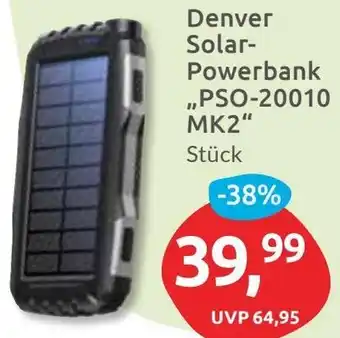Budni Denver Solar Powerbank PSO-20010 MK2 Angebot