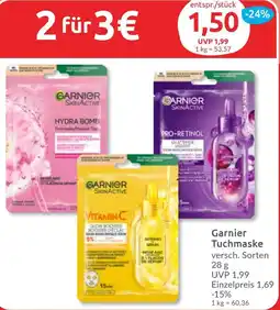 Budni Garnier Tuchmaske Angebot