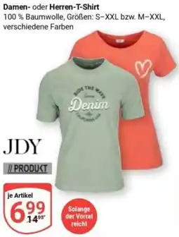Globus JDY Damen oder Herren-T-Shirt Angebot