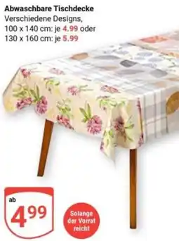 Globus Abwaschbare Tischdecke Angebot