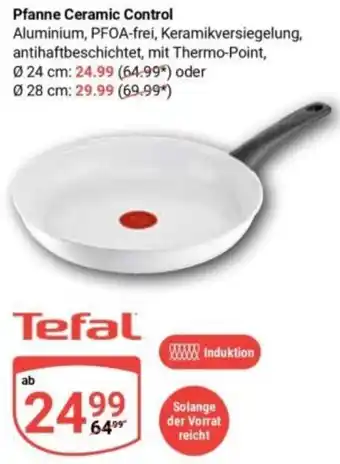 Globus Tefal Pfanne Ceramic Control Angebot