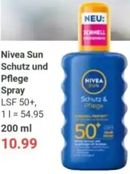 Globus Nivea Sun Schutz und Pflege Spray Angebot