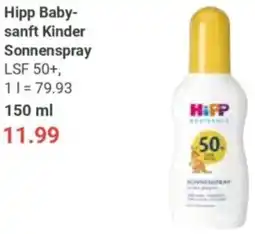 Globus Hipp Babysanft Kinder Sonnenspray Angebot