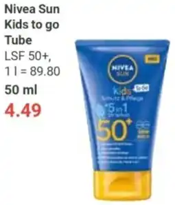 Globus Nivea Sun Kids to go Tube Angebot