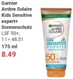 Globus Garnier Ambre Solaire Kids Sensitive expert+ Sonnenschutz Angebot