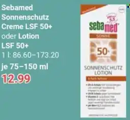Globus Sebamed Sonnenschutz Creme LSF 50+ oder Lotion LSF 50+ Angebot