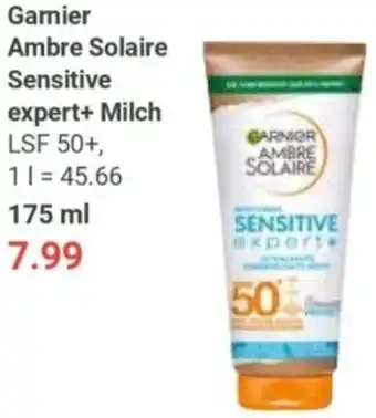 Globus Garnier Ambre Solaire Sensitive expert+ Milch Angebot