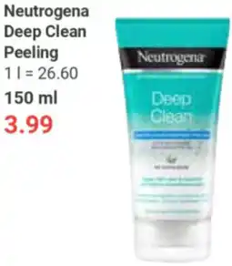 Globus Neutrogena Deep Clean Peeling Angebot