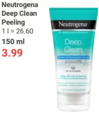 Globus Neutrogena Deep Clean Peeling Angebot