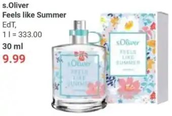 Globus s.Oliver Feels like Summer EdT Angebot