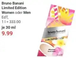 Globus Bruno Banani Limited Edition Women oder Men EdT Angebot