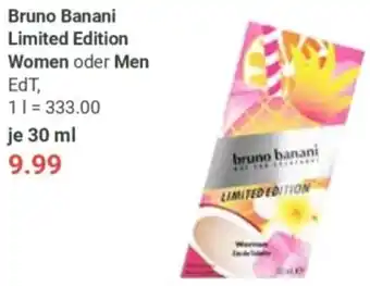 Globus Bruno Banani Limited Edition Women oder Men EdT Angebot