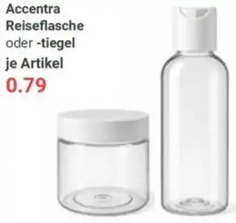 Globus Accentra Reiseflasche oder -tiegel Angebot