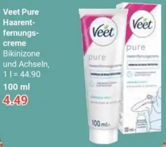 Globus Veet Pure Haarentfernungscreme Angebot