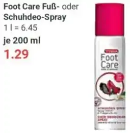 Globus Foot Care Fuß- oder Schuhdeo-Spray Angebot