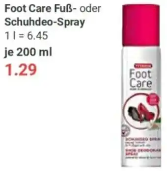 Globus Foot Care Fuß- oder Schuhdeo-Spray Angebot