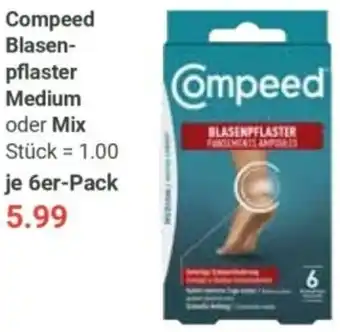 Globus Compeed Blasenpflaster Medium oder Mix Angebot
