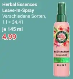Globus Herbal Essences Leave-In-Spray Angebot