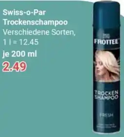 Globus Swiss-o-Par Trockenschampoo Angebot
