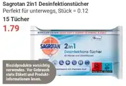 Globus Sagrotan 2in1 Desinfektionstücher Angebot