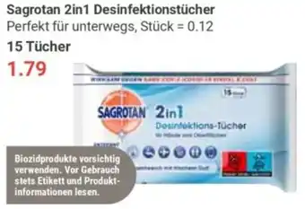 Globus Sagrotan 2in1 Desinfektionstücher Angebot