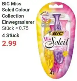 Globus BIC Miss Soleil Colour Collection Einwegrasierer Angebot