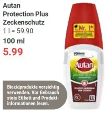 Globus Autan Protection Plus Zeckenschutz Angebot