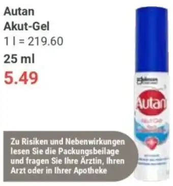 Globus Autan Akut-Gel Angebot