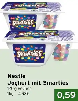 CAP Markt Nestle Joghurt mit Smarties Angebot