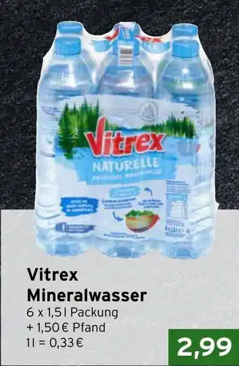 CAP Markt Vitrex Mineralwasser Angebot