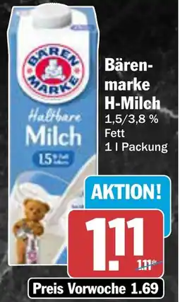 AEZ Bären- marke H-Milch Angebot