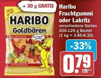 AEZ Haribo Fruchtgummi oder Lakritz Angebot