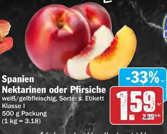 AEZ Spanien Nektarinen oder Pfirsiche Angebot