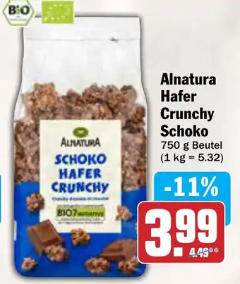 AEZ Alnatura Hafer Crunchy Schoko Angebot