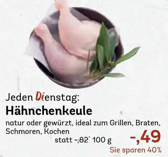 AEZ Jeden Dienstag Hähnchenkeule Angebot