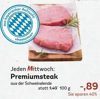 AEZ Jeden Mittwoch Premiumsteak Angebot