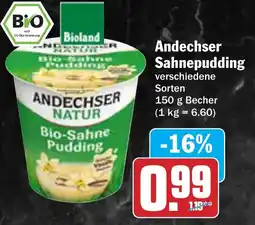 AEZ Andechser Sahnepudding Angebot