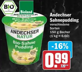 AEZ Andechser Sahnepudding Angebot