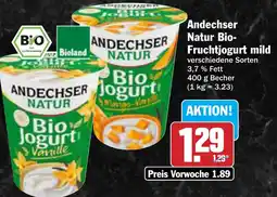 AEZ Andechser Natur Bio- Fruchtjogurt mild Angebot