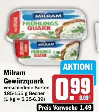 AEZ Milram Gewürzquark Angebot