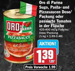 AEZ Oro di Parma Sugo, Pasta- und Pizzasaucen Dose/ Packung oder passierte Tomaten in der Flasche Angebot
