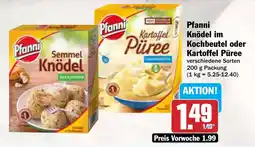 AEZ Pfanni Knödel im Kochbeutel oder Kartoffel Püree Angebot