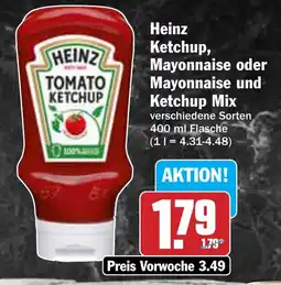 AEZ Heinz Ketchup, Mayonnaise oder Mayonnaise und Ketchup Mix Angebot