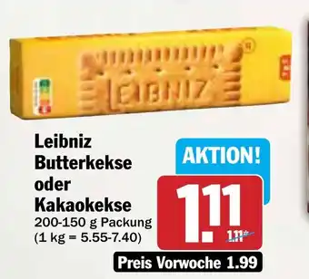 AEZ Leibniz Butterkekse oder Kakaokekse Angebot
