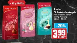 AEZ Lindor Schokoladenkugeln Angebot