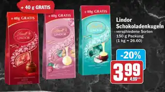 AEZ Lindor Schokoladenkugeln Angebot
