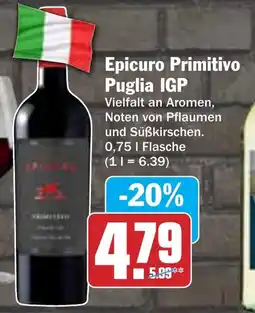 AEZ Epicuro Primitivo Puglia IGP Angebot