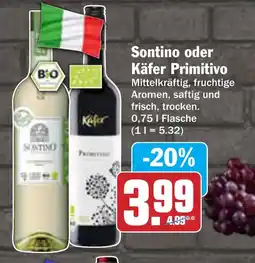 AEZ Sontino oder Käfer Primitivo Angebot